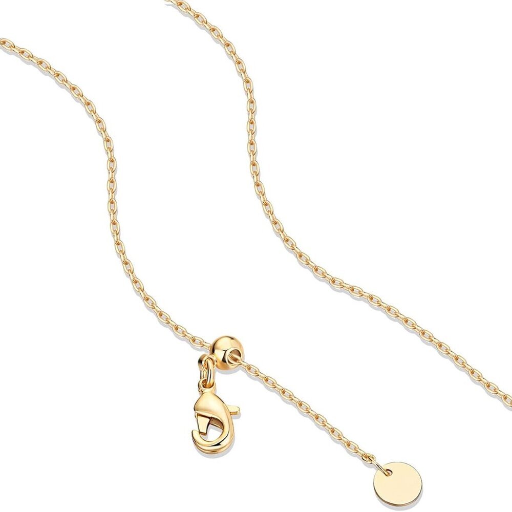 14K Gold Plated Engraved Coin Pendant Necklaces for Women | Byzantine Coin Penda - Picture 5 of 6